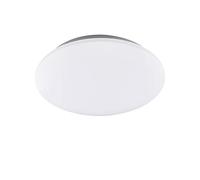 Mantra Iluminación. Modelo ZERO II. Plafón de techo en forma circular de 38 cm de diámetro en color blanco. Fuente de luz LED de 36W 5000K 2450lm
