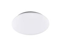 Mantra Iluminación. Modelo ZERO II. Plafón de techo en forma circular de 48 cm de diámetro en color blanco. Fuente de luz LED de 50W 5000K 3800lm