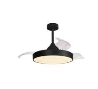 Mantra Iluminación Ventilador de techo LED Alaska negro DC silencioso Ø 106 cm CCT