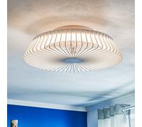 Mantra Iluminación Ventilador de techo LED inteligente Himalaya, blanco, CC, silencioso, Tuya