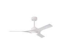 Mantra Iluminación Ventilador de techo LED, modelo Thai, blanco, motor de corriente continua,