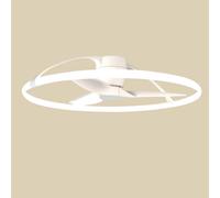 Mantra Iluminación Ventilador de techo LED Smart Nepal, blanco, CC, silencioso