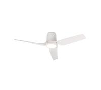Mantra Iluminación Ventilador de techo LED Ushuaia, blanco, DC, silencioso, Ø 134 cm, CCT
