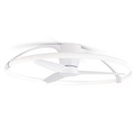 Mantra Iluminación Ventilador de techo LED inteligente Nepal, blanco, CC, silencioso