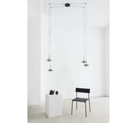 Mantra Orion lámpara colgante 4x8 W negro-latón 7307