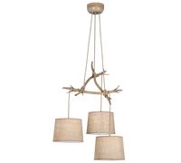 Mantra Sabina lámpara colgante 3x20 W madera 6176