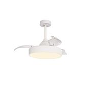 MANTRA - Ventilador de techo LED ALASKA Mini 45W blanco 2700K-5000K 2500 Lm