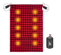 Mantuole Almohadilla térmica para saco de dormir, forro térmico para saco de dormir, entrada tipo C, 5+5 zonas de calefacción, operado por banco de energía (batería no incluida) u otra fuente de