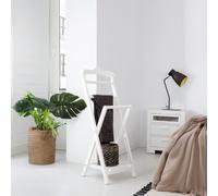 Manua galán de noche lacado en blanco