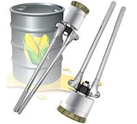Manual 200L tambor sellador de engarzado, alicate de acero de herramienta de servicio pesado para cañones de aceite de 53 galones, llave de bloqueo de sello de mango ajustable para embalaje líquido qu