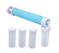 Manual aerógrafo, pastel de plástico multifunción Caquinero para colorear para colorear herramienta de decoración del pulverizador (Blue)