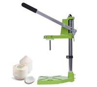 Manual Coconut Opener Tool, Coconut Hole Opening Machine with Super Labor-Saving Handle, Mechanical Lever Press Type and Thicken and Stable Bottom Tray, for Kitchen, BBQ Party, Shops