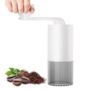 Manual Coffee Bean Grinder Hand Crank Adjustable Burr Mill
