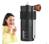 Manual Coffee Grinder - Stainless Steel 12.5x4.8x4.8cm | Espresso Bean Grinder, Portable Hand Coffee Mill Detachable Manual Espresso Machine | For Fresh Cappuccino Brewing Daily Use