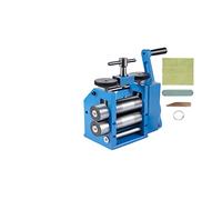 Manual de 3 pulgadas / 4. Combinación joyas joyería Rolling Mill Semicircle Jewelry Press for pepitas oro y plata Para principiantes(112 mm Smooth slot)