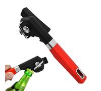 Manual de abridor manual, manual de abrelatas,Botella de corte suave | Herramienta de cocina de acero inoxidable con mango ergonómico para adultos mayores camping, viajar, pesca