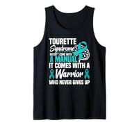Manual de concienciación de Tourette Cinta verde azulado Síndrome de Tourette Camiseta sin Mangas