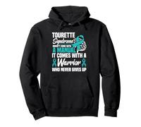 Manual de concienciación de Tourette Cinta verde azulado Síndrome de Tourette Sudadera con Capucha