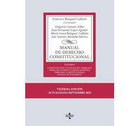 Manual de Derecho Constitucional: Vol. I: Constitución y fuentes del Derecho. Derecho Constitucional Europeo. Tribunal Constitucional. Estado ... Biblioteca Universitaria de Editorial Tecnos)