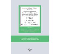 Manual de Derecho Constitucional: Vol. I: Constitución y fuentes del Derecho. Derecho Constitucional Europeo. Tribunal Constitucional. Estado ... Biblioteca Universitaria de Editorial Tecnos)
