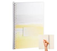 Manual de espiral desmontable - Cuaderno de ejercicios, Cuaderno temático | Cuadernos rayados y rayados, cuadernos de viaje de papel grueso de administración para trabajo, reuniones, escuela