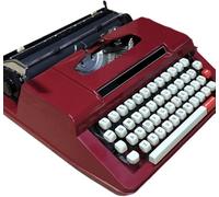 Manual de Estudiante Portátil para Máquina de Escribir Diseño Mecánico Ligero Fácil de Llevar Herramienta de Práctica de Escritura (A)