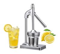 Manual de exprimidor de cítricos - Spreading de limón de acero inoxidable para un fácil, presionador de frutas con extracción rápida, extractor de para casa, cocina, restaurante, apartamento