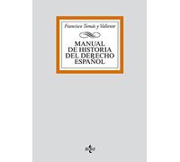 Manual de Historia del Derecho español (Derecho - Biblioteca Universitaria de Editorial Tecnos)