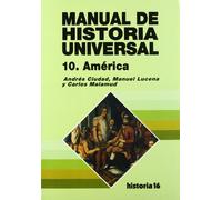Manual De Historia Universal 10 : Historia De America