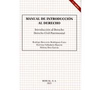Manual de Introducción al Derecho - Introducción al Derecho. Derecho civil patrimonial