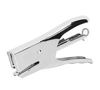 Manual de metal grapadora de aluminio, 20 láminas Tipo de aguja aplicable 24/6 26/6, fuerte potencia penetrante y unión estable, grapadora de oficina de servicio pesado
