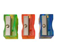 Manual de sacapuntas para ni os, estudiantes, hogar, escuela, oficina, juego de 3 colores variados