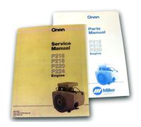 Manual de servicio y reparaci n del motor Lot Onan 16, 18, 20 y 24 HP P216, P218 y P220