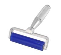 Manual de Silicona Roller, Tela de Baja Viscosidad Multifuncional Kleverig Roller Alumer Aluming Many Electricidad Estática para Copos de Cabello Desmontaje de Fibra (4 Pulgadas)