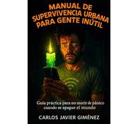 Manual de supervivencia urbana para gente inútil: Guía práctica para no morir de pánico cuando se apague el mundo