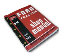 Manual de taller para tractor Ford 8N Servicio T cnico Reparaci n Nuevo Imprimir 2N
