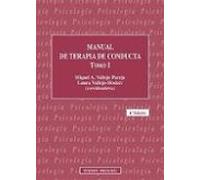 Manual De Terapia De Conducta. Tomo I