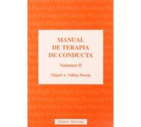 MANUAL DE TERAPIA DE CONDUCTA voL II (SIN COLECCION)