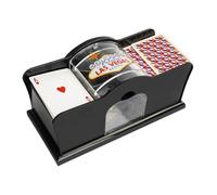 Manual del barajador de Cartas,Máquina barajadora Manual,Máquina aleatoria de para Cartas - 2 Barajas de Tarjetero, de manivela fácil, barajador de de para Blackjack Poker Texas