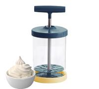 Manual del recipiente para batir crema - Mini dispensador de acero inoxidable, herramienta para hornear ergonómica y | El fabricante de crema multiusos de la cocina para los postres beb