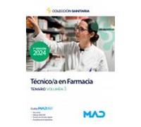 Manual Del Técnico/a En Farmacia. Temario Volumen 3