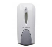 Manual Dispensador de Jabón Blanco Pared Líquido Desinfectante 1000ml Gel