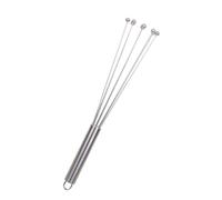 Manual Egg Beater, Manual Mixer, Stainless Steel Lightweight Build Food Safe Eco Friendly No Electricity Professional Quality, Kitchen Mixing Tool for Whisking, Stirring 9.53x1.89x1.89 inches