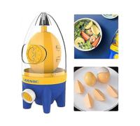 Manual Egg Mixer Shaker for Kitchen, Drawstring Yolk Mixer for Hard Boiled Eggs