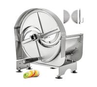 Manual Fruit and Vegetable Slicer - Adjustable Thickness 0.2-12mm, Commercial Aluminum Food Slicer with Stainless Steel Blade, Multi-Functional Kitchen Slicer for Home and Restaurant Use