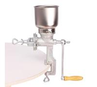 Manual Grain Mill 14cm Cast Iron Grinder With Clamp For Coffee Corn
