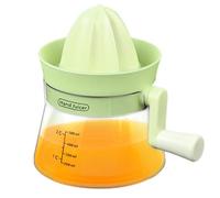 Manual Juicer, Clear Lemon Lime Squeezer, Hand Press Citrus Fruit Extractor for Grapefruit, Orange, Lemon Juice, Compact Size for Easy Use (6.5x5.12 inches)