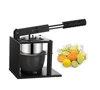 Manual Juicer,Hand Press Manual Fruit Juicer,Lever Labor-Saving Design,Detachable For Cleaning,Porous Filter For Easy Juice Extraction,For Fresh Lemon Pomegranate Lime, LJJY-KK