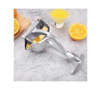 Manual Juicer, Single Press Lemon Juice Squeezer, Heavy Duty Aluminum Alloy Citrus Lemon Juicer Hand Press with Seed Filter, Hand Held Lemon Lime, Pom