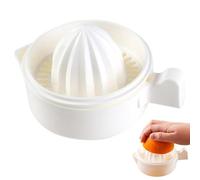 Manual Lemon Squeezer - Citrus Hand Juicer | Multifunctional Juicing Tool | Food-Grade PP, Comfortable Grip, With Juice Storage Container, For Lime Orange Grapefruit, Home Kitchen Travel